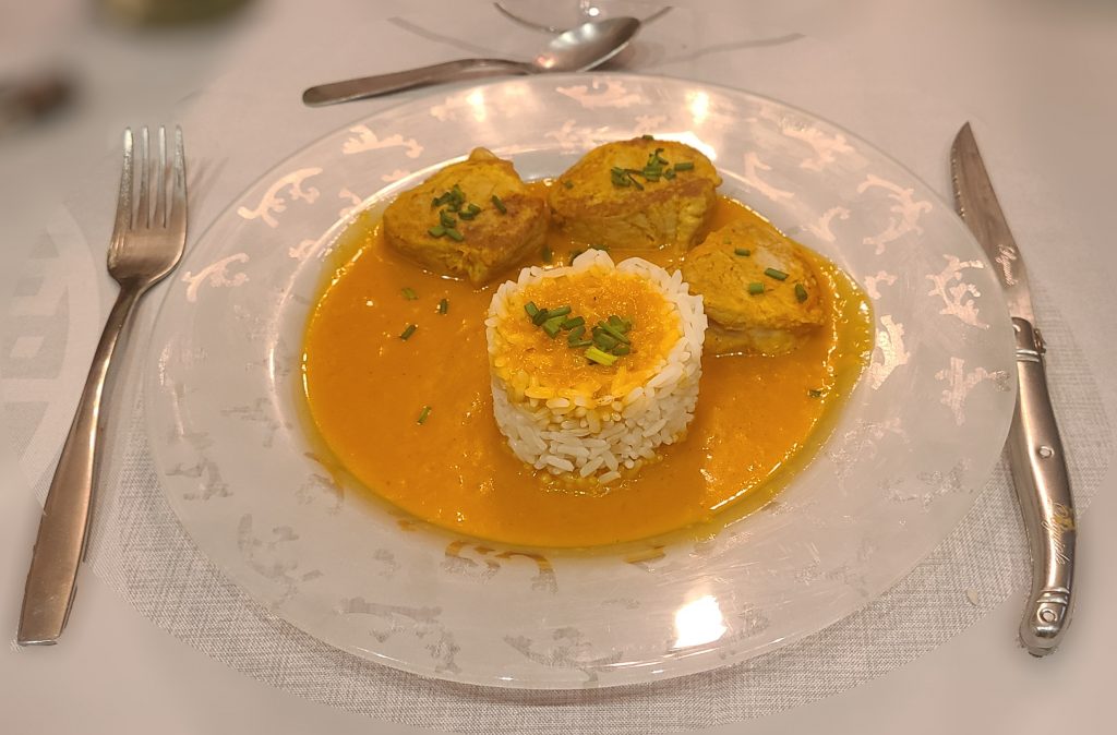 filet mignon de porc au lait de coco