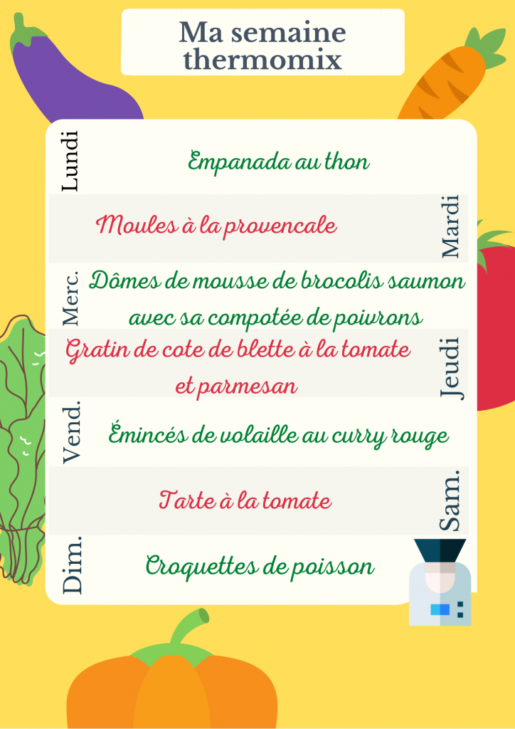 Ma semaine thermomix