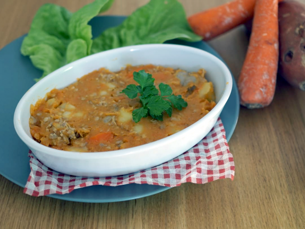 Saucisse de toulouse aux 3 pommes au Thermomix