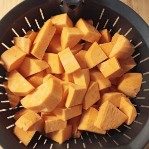 filet de cabillaud reduction de clementine et patates douces etape 1