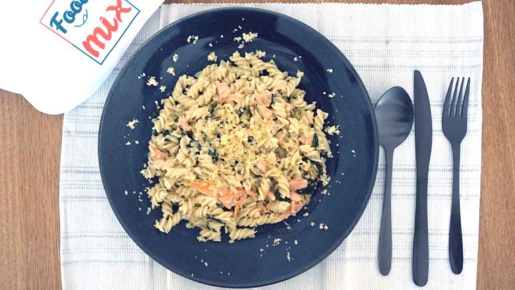 Rapido pasta à la truite fumée et épinards 3 Rapido pasta à la truite fumée et épinards