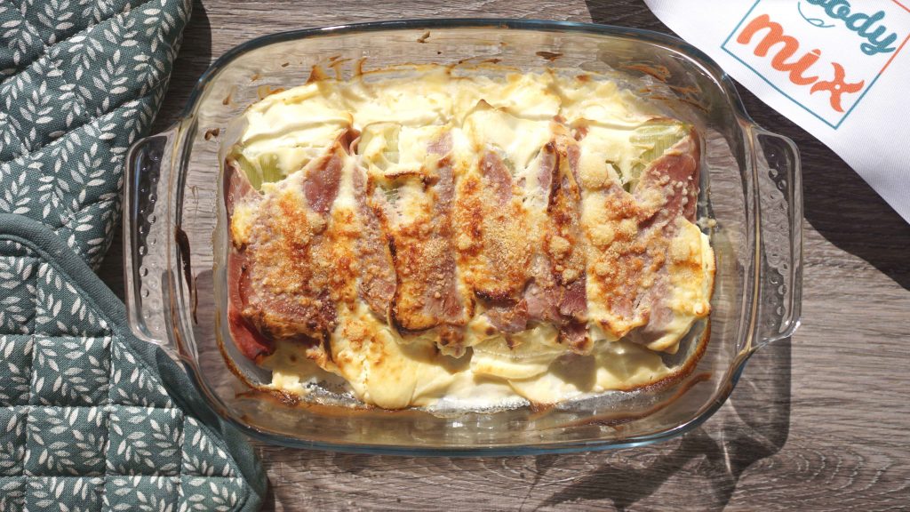 Blanc de Poireaux au Kiri et Jambon