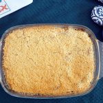 Crumble de légumes au grana padano et à la brousse de chèvre