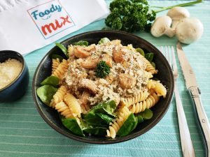 Pasta al pesto di funghi