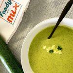 Gaspacho courgette concombre menthe et féta