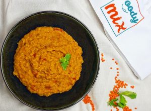 Dahl de lentilles corail à l'indienne