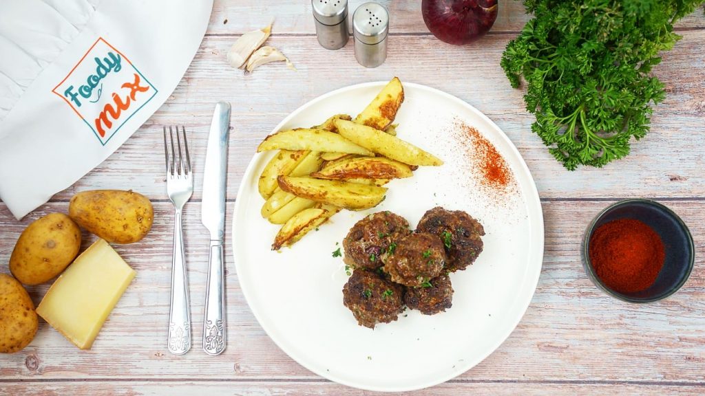 Beef ball et cheesy potatoes 1 Beef ball et cheesy potatoes