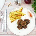 Beef ball et cheesy potatoes