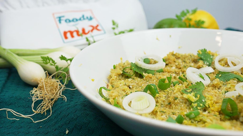Risotto de quinoa au lait de coco et persil