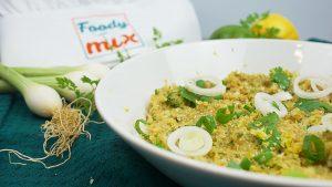 Risotto de quinoa au lait de coco et persil