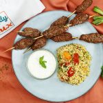 Keftas, taboulé libanais et sauce blanche à la menthe