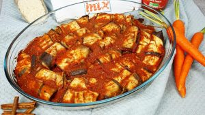 Cannelloni d'aubergines à la sauce tomate