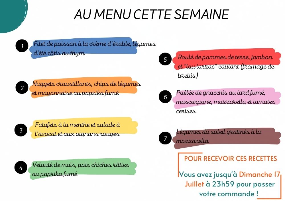 Quelles Recettes Thermomix pour la semaine du 11 au 17 Juillet ? 1 Recettes Thermomix pour la semaine du 11 au 17 Juillet