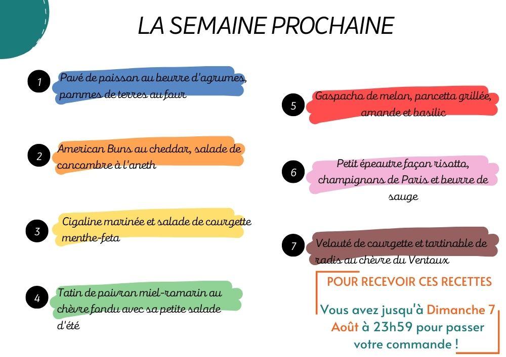Quelles Recettes Thermomix pour la semaine du 1er au 7 Août? 3 Recettes Thermomix pour la semaine du 1er au 7 Août