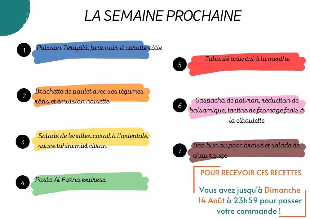 Quelles Recettes Thermomix pour la semaine du 8 au 14 Août? 2 Recettes Thermomix pour la semaine du 8 au 14 Août