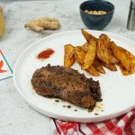 Boeuf mariné aux épices Suya et potatoes