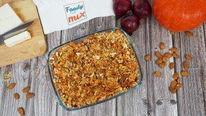 Crumble de potimarron aux amandes et à la féta