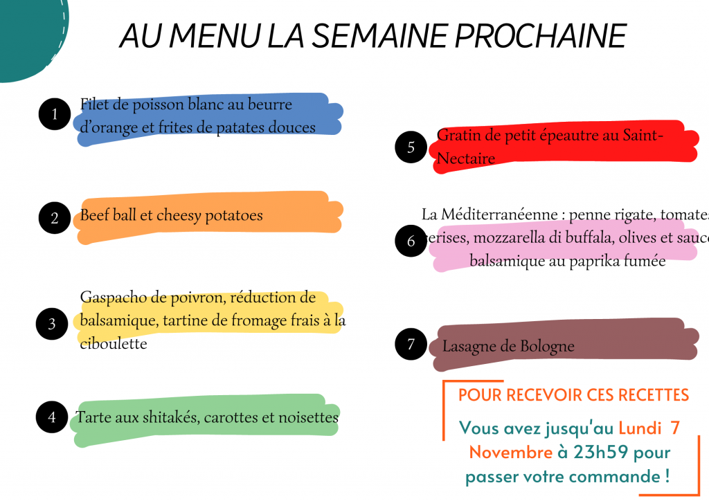 Quelles recettes Thermomix pour la semaine du 7 au 13 Novembre? 4 recettes Thermomix pour la semaine du 7 au 13 Novembre