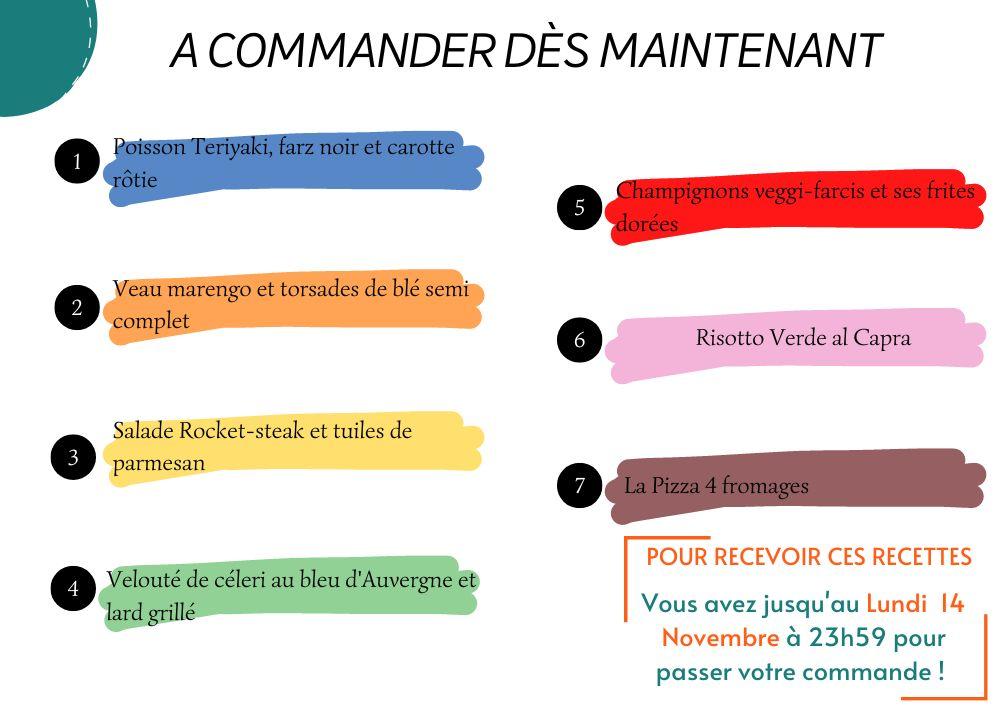 recettes Thermomix - Companion - Monsieur Cuisine-... pour la semaine du 14 au 20 Novembre