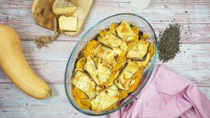 Gratin butternut-lentilles à la tomme de Savoie