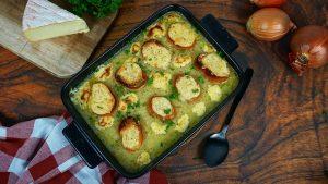 Soupe à l'oignon gratinée au Saint-Nectaire AOP