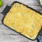 Crumble de poisson comté - citron vert et pickles de champignon