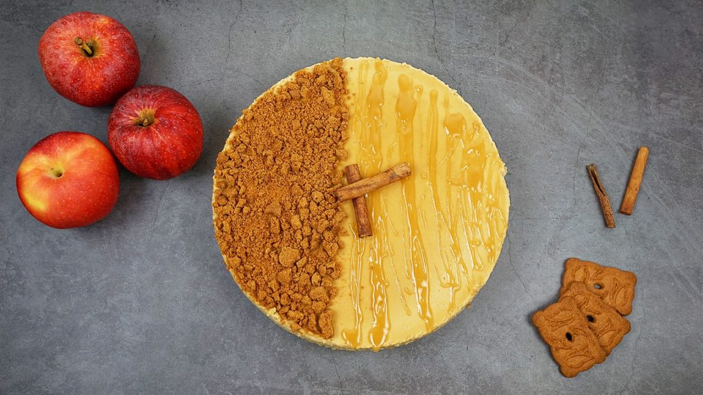 Entremet à la pomme et son croustillant spéculoos