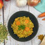 Le curry de pois cassé à l'indienne