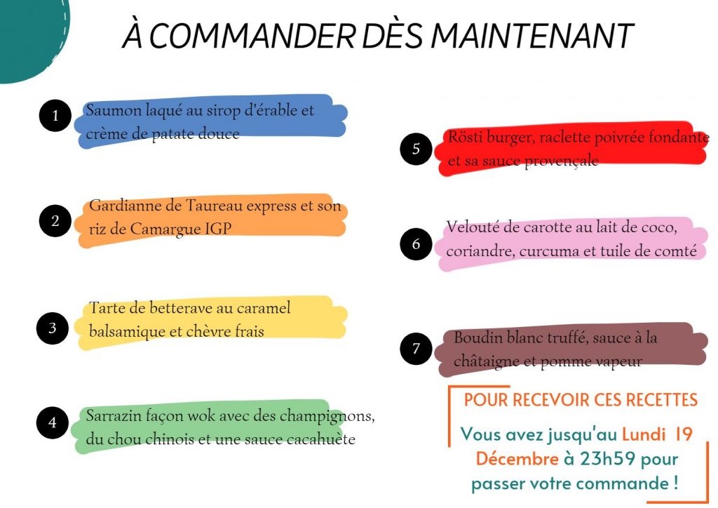 recettes Thermomix - Companion - Monsieur Cuisine-... pour la semaine du 19 au 25 décembre