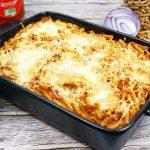 Macaroni de la mer, avec une sauce tomate du thon et du Comté AOP gratiné