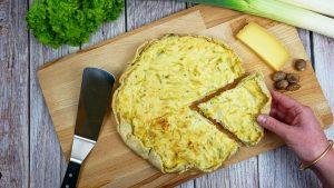Quiche fondante comté AOP et poireau