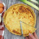 Quiche fondante au saumon et poireaux de Provence