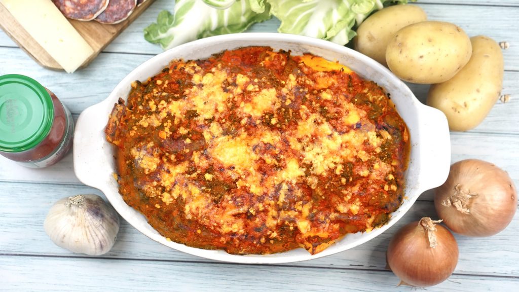 Gratin de Chou-fleur à l'Espagnol, coriandre et lait de coco