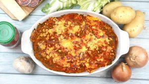 Gratin de Chou-fleur à l'Espagnol, coriandre et lait de coco