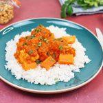 Mafé de poulet au patate douce et riz parfumé