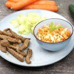 Emincé de bœuf à la coréenne, cocktail de crudités du pays