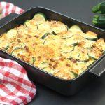 Gratinade de courgette au Pecorino et au chorizo