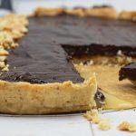 Tarte chocolat et caramel au beurre salé